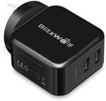 BlitzWolf BW-S2 AU 4.8a 24W Dual USB Charger with Power3s Tech US $7.69 (~ AU $11.29) Delivered @ Banggood