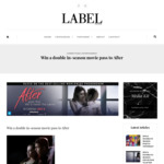 Win a Double in Season Pass Movie Pass to After from Label Magazine