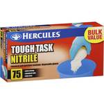 Hercules Gloves Tough Task Ntrile 75 pack - $4.75 (was $9.50) @ Woolworths