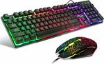 BAKTH LED Backlit "Mechanical Feeling" Keyboard and Mouse $30.59 + Delivery ($0 with Prime) @ BAKTH Amazon AU
