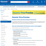 Officeworks Parents' Price Promise: 20% Price Beat on Identical Stocked Item on 2019/20 School List