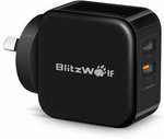 BlitzWolf BW-S6 QC 3.0+2.4A 30W Dual USB Charger AU Adapter US $8.69 (AU $12.88) Delivered @ Banggood