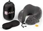 Premium Memory Foam Travel Pillow + Sleep Mask + Earplugs + Bag for $9.99 + Delivery ($0 with Prime/ $39 Spend) @ JERA Amazon AU
