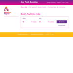 [SA] 15% off Parking between 19/12/19 and 31/1/20 @ Adelaide Airport