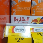[NSW] Red Bull Energy Drink Orange Edition 4x 250ml $2.68 (50% off) @ Coles, Dee Why Grand