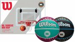 Wilson NBL Play at Home Packs 50% off $50 Delivered - Basketball Set Inc 2 Balls (1 Size 6, 1 Size 7) + Mini Hoop and Backboard
