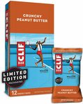 CLIF BAR Crunchy Peanut Butter - Box of 12 (68g each) $18 + Delivery ($0 with Prime/ $39 Spend) @ Amazon AU