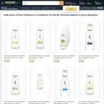 (Bulk Packs) Dove Shampoo & Conditioner Multiple Varieties 5x320ml $14.99 + Delivery ($0 with Prime/ $39 Spend) @ Amazon AU