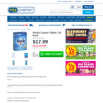 Finish Classic Tablet 110 Pack $17.99 @ My Chemist