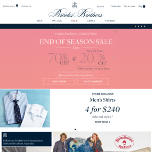 brooks brothers promotional code