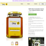 20% off Raw Australian Honey Plus Free Shipping (Min Order $40) @ HoneyJoy (e.g. 2 x 530g $39.99 Delivered)