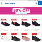 Up to 50% off Sale (E.g. GoRun Fast $39.99) + $10 Delivery ($0 Pickup/ $110 Spend) @ Skechers
