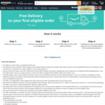 Free Delivery (No Minimum Spend) on Items Shipped from Amazon AU with First Order @ Amazon AU