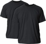 Gildan Mens G5000 Heavy Cotton Adult T-Shirt, 2-Pack $4.40 + Delivery ($0 with Prime/ $39 Spend) @ Amazon AU