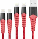 iPhone Charger Cable, Lightning Cable 4pack 1m 1m 2m 2m $14.16 + Delivery ($0 with Prime/ $39 Spend) @ HARIBOL Amazon AU