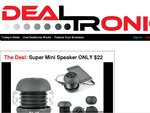 Super Mini Speaker ONLY $22 for iPhone, iPod Plus More, FREE DELIVERY Australia Wide Value $59