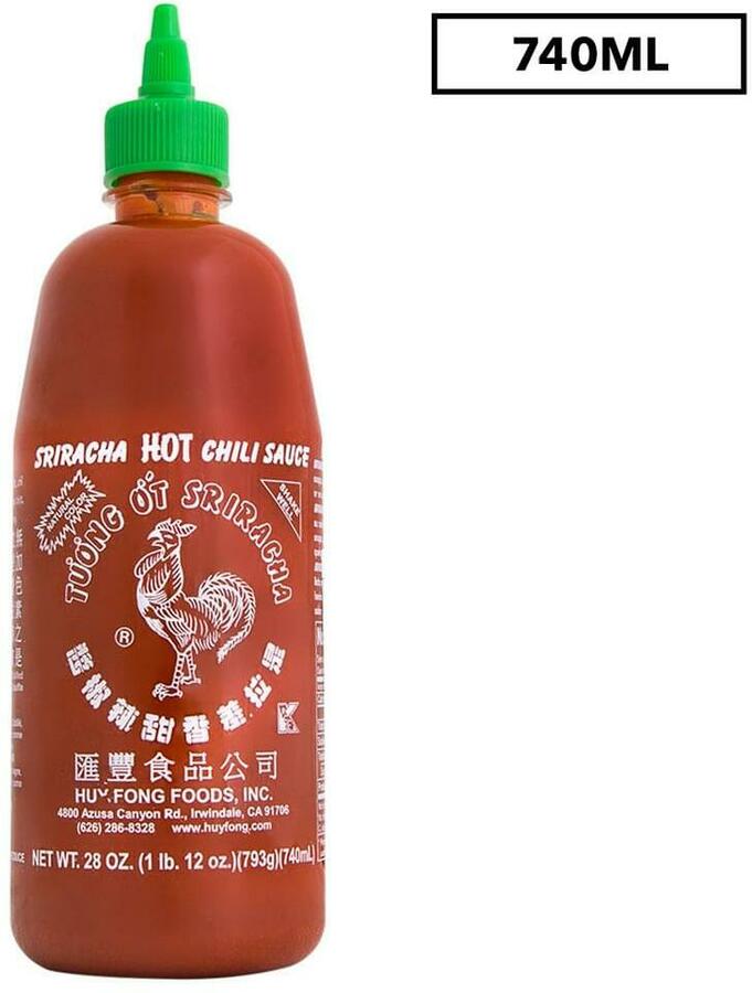Huy Fong Sriracha Hot Chili Sauce 740ml 5 99 Delivery 5 39 With