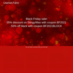 Usenet Farm 55% off Month to Month (€2.23/€3.49) and Block (€6.75)