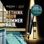 Win 1 of 2 Two Night Stays at Meriton Suites Surfers Paradise, GHD Platinum+ Styler, Body Guard Heat Protect from Meriton Suites