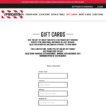 20% off TGI Fridays Gift Cards (i.e. Pay $120 for a $150 Gift Card)