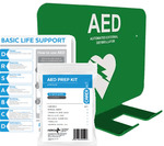 Free Wall Bracket, Life Support Chart and Prep Kit with Any Heartsine or Lifepak Defibrillator Purchase @ DDI Safety