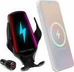 Wireless Car Charger with QC 3.0 Car Charger Adapter $12.99 + Postage ($0 with Prime/ $39 Spend) @ Yesdex Amazon AU