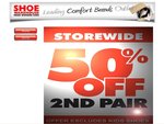 Shoe Warehouse - STOREWIDE Buy 1 Get 50% OFF 2nd Pair ends 15/4/2012