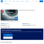 American Express Qantas Ultimate Card: 130,000 Qantas Points ($3,000 Spend in 3 Months), $450 Travel Credit, $450 Annual Fee