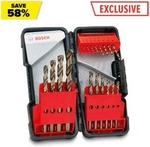 Bosch HSS-Cobalt 18 Piece Drill Bit Set - $49.95 (Was $120) + Delivery (Free over $99 Spend) @ Total Tools