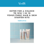 Win 1 of 10 Venus Shaving Packs Worth $79.96 Each from Gillette / Procter & Gamble