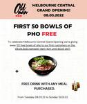 [VIC] Free Bowl of Phở, Tuesday (8/3) from 11am-1pm at Old Man Pho (Melbourne Central)
