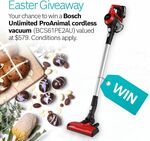 Win a Bosch Unlimited ProAnimal Cordless Vacuum (Worth $579) from Bosch