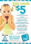 VIC - Burwood One, $5 Kids Meal; $20 Carwash + Interior