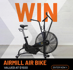Win A Airmill Air Bike Worth $1500 from Flex Fitness Equipment