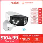 Reolink Duo 2 PoE 4K Dual Lens Outdoor Camera with Spotlights US$103.99 (~A$162.32) Delivered @ Reolink via AliExpress