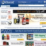 20% off Select Sport Supplements @ VItacost, $2.99 Postage, $10 off Voucher inside
