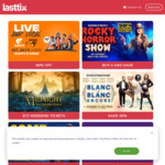 [NSW, VIC, QLD] 15%/30%/40% off Theatre Shows & Events @ Lasttix