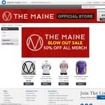 50% off The Maine (Music Band) Merchandise