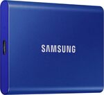 Samsung T7 2TB Portable SSD USB 3.2 (Blue) $166.57 Delivered @ Amazon US via AU