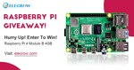Win 1 of 2 Raspberry Pi 4 Model B - 4GB from Elecrow