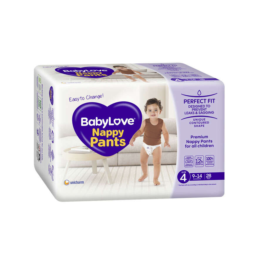 Baby love nappy pants best sale big w