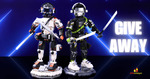 Win 1 of 3 Mecha Warrior ZENN & SAKKI Building Sets from JMBricklayer