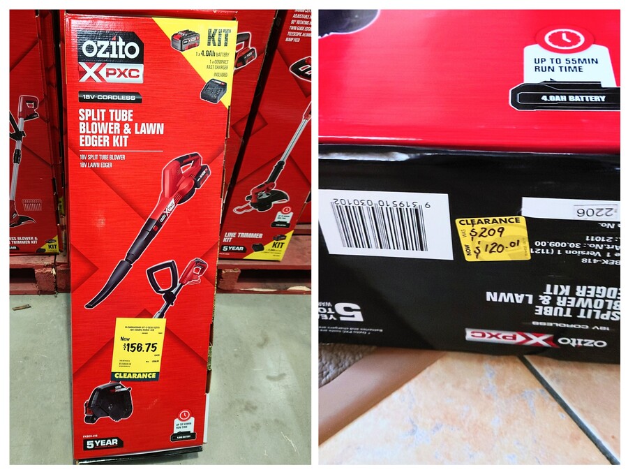 Ozito battery edger discount bunnings