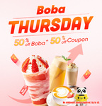 [NSW] $5 off Minimum $10 Delivery Order on All Boba Tea Drinks from Any Brand Every Thursday @ Hungry Panda App