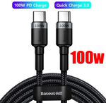 Baseus 100W USB C to Type C Charger 2M Cable $8.91 Delivered @ Pocket Shop eBay
