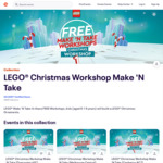 Free LEGO Make N Take Christmas Workshop Sat-Sun 9-10 Dec (Booking Required) @ AG LEGO Certified Stores