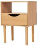 Oak Look Bedside Table $9 + Delivery ($0 OnePass/ C&C/ in-Store/ $65 Order) @ Kmart