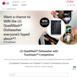 Win 1 of 3 LG QuadWash Dishwashers from LG Australia