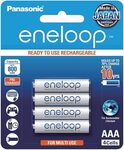Eneloop Rechargeable Batteries 4 Pack: AAA $15.61, AA $16.96 + Delivery ($0 with Prime/ $59 Spend) @ Amazon AU