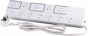HPM 12-Outlet Surge Protected Powerboard White $39.86 + Delivery ($0 C&C) @ Bunnings Warehouse (Special Order Only)